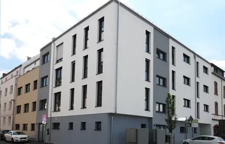 Referenzobjekt: Mehrfamilienhaus Schlesierstr.4, 63739 Aschaffenburg (Außenansicht)