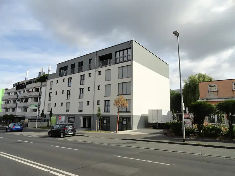 Referenz Studentenapartments Quartier 105 Achaffenburg - Außenansicht